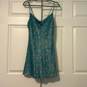 Silk Cowl Neck Sundress